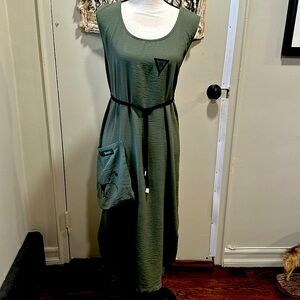 Punk Queen sleeveless dress  interesting design, details, size xl